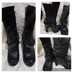 AlmostNew #DonaldJPilner sz 8.5 LeatherBoots